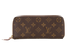 Clemence Wallet, &pound;350, Accessories, Brown, Coated Canvas, Front view